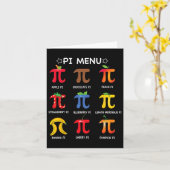 Pi Menu Wiskunde Docent Funny Pi Dag Wiskunde Doce (Gele Bloem)