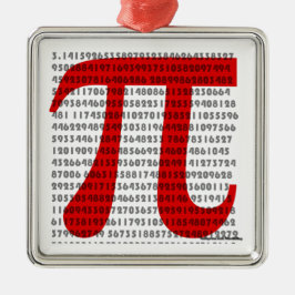 pi metalen ornament
