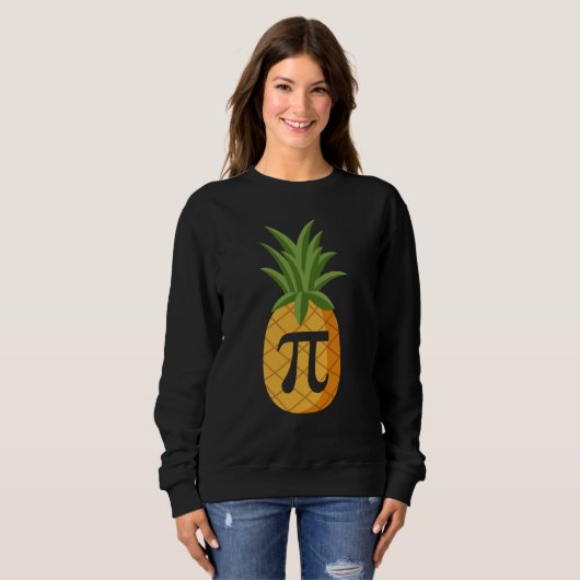 Pi neapple Math Nerd Geek Teacher Pi Day Trui (Voorkant volledig)