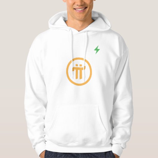 PI-netwerk ontworpen achtergelaten Sweatshirt (Voorkant)