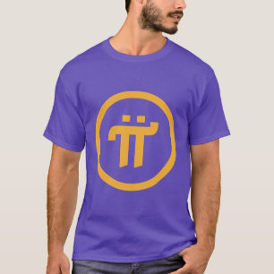 Pi netwerk pi logo geprint T-shirt