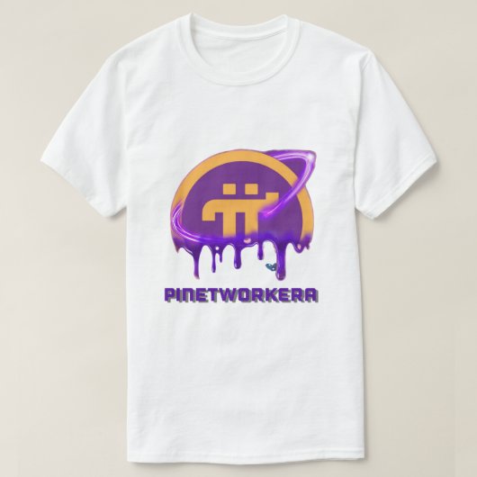 Pi Network Era Drip Art - Ruimte T-shirt (Design voorkant)