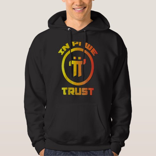 PI NETWORK Pioneer Cryptocurrency Crypto in Pi wij Hoodie (Voorkant)