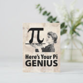 Pi Number Humor Briefkaart (Staand voorkant)