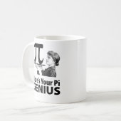 Pi Number Humor Koffiemok (Voorkant links)