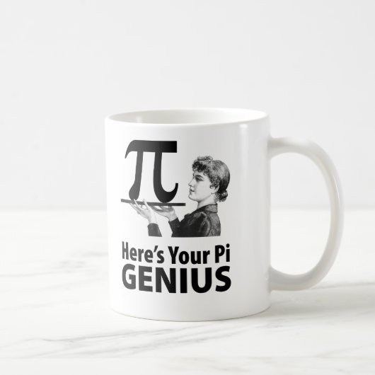 Pi Number Humor Koffiemok (Rechts)