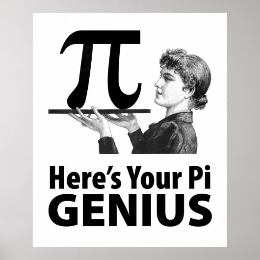 Pi Number Humor Poster (Voorkant)