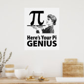 Pi Number Humor Poster (Keuken)