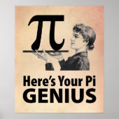 Pi Number Humor Poster (Voorkant)