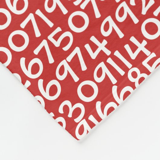 Pi Numbers kerstcadeaubon Fleece Deken (Hoek)
