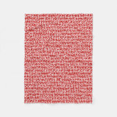 Pi Numbers kerstcadeaubon Fleece Deken (Voorkant)