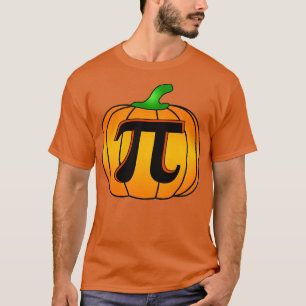 Pi-nummer 314 wiskunde citeert halloween pompoen t-shirt