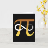Pi Nummer 3.14 Infinity Symbool Grappig Wiskunde G Kaart (Gele Bloem)