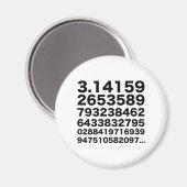 Pi-nummer Magneet (Voorkant / Achterkant)