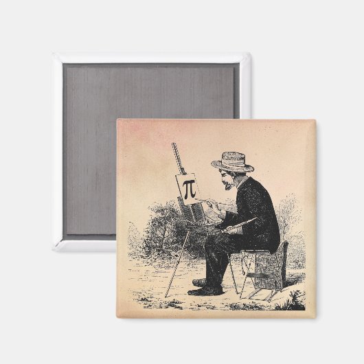 PI-nummer schilderij Magneet (Voorkant / Achterkant)