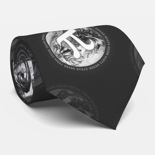 Pi-nummerpatroon | Nerd Stropdas (Opgerold)