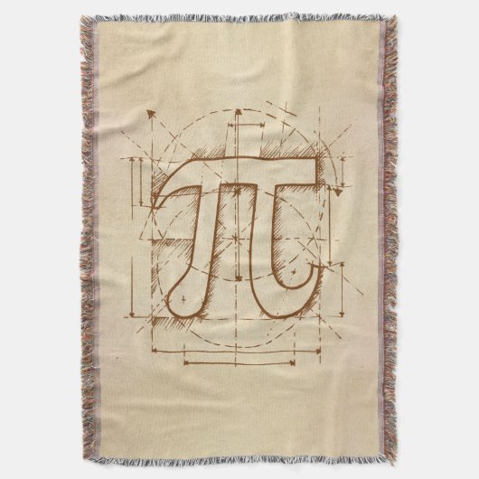 Pi-nummertekening Deken (Voorkant Verticaal)