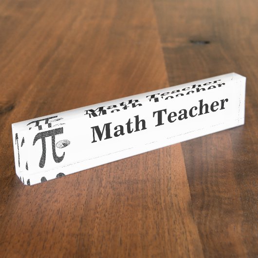 Pi One Pie Naambordje (Zijkant)