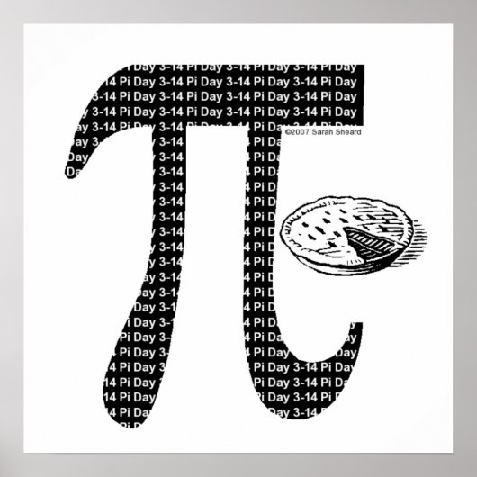 Pi One Pie Poster (Voorkant)