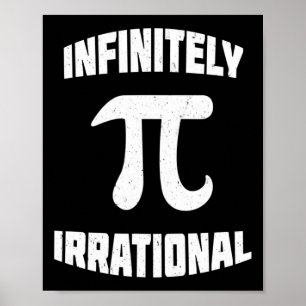 Pi Oneindig Irrationele Pi Dag 314 Wiskunde Nerd G Poster