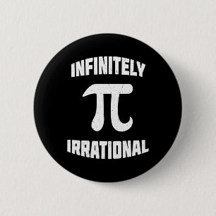 Pi Oneindig Irrationele Pi Dag 314 Wiskunde Nerd G Ronde Button 5,7 Cm