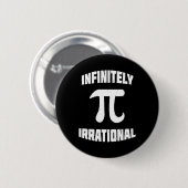 Pi Oneindig Irrationele Pi Dag 314 Wiskunde Nerd G Ronde Button 5,7 Cm (Voorkant /achterkant)