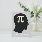 Pi | OPEN JE GEEST Briefkaart (Staand voorkant)