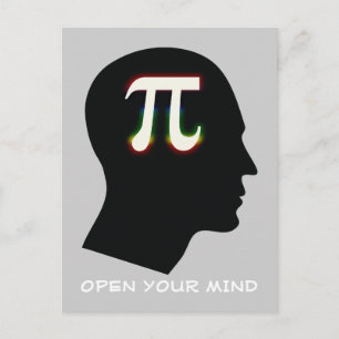 Pi   OPEN JE GEEST Briefkaart
