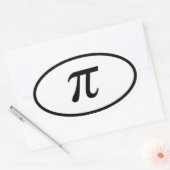 Pi Ovale Sticker (Envelop)