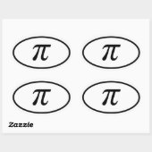 Pi Ovale Sticker (Vel)