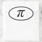 Pi Ovale Sticker (Tas)