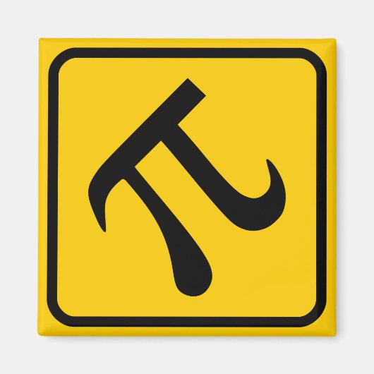 Pi Oversteekzone Magneet (Voorkant)