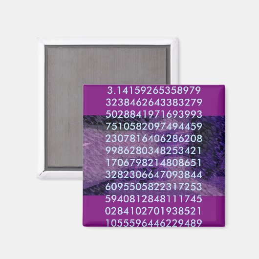 PI Paarse & Blauw Magneet (Voorkant / Achterkant)
