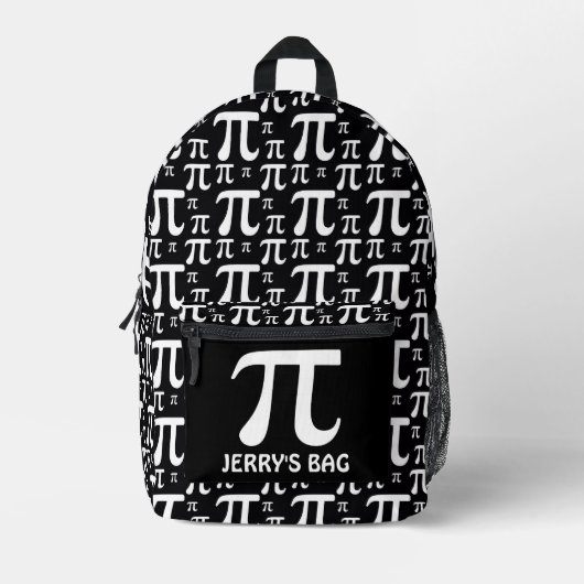 Pi Pattern Bedrukte Rugzak (Voorkant)