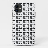 Pi Pattern Black Case-Mate iPhone Case (Achterkant)