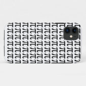 Pi Pattern Black Case-Mate iPhone Case (Achterkant (horizontaal))