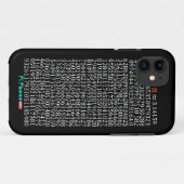 Pi Phone 5 in zwart Case-Mate iPhone Case (Achterkant (horizontaal))