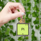 Pi - Pi Funny Wiskunde Element Chemistry T-Shirt Sleutelhanger (Hand)