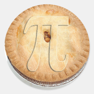 PI PIE CRUST 3.14 RONDE STICKER
