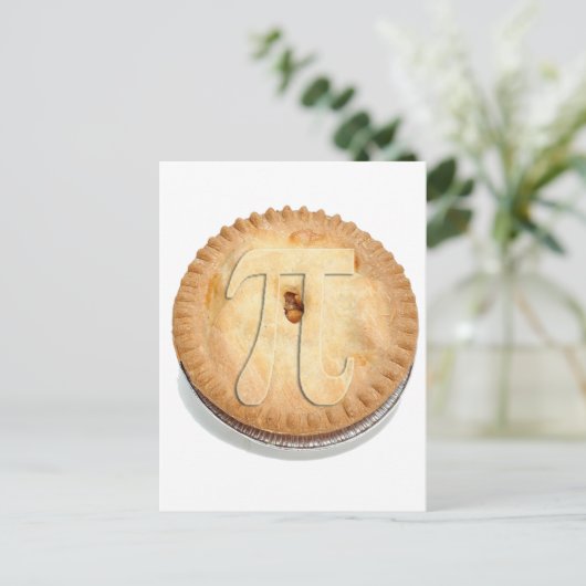 PI PIE CRUST! Cutie Pie - Vierde dag! π Briefkaart (Staand voorkant)