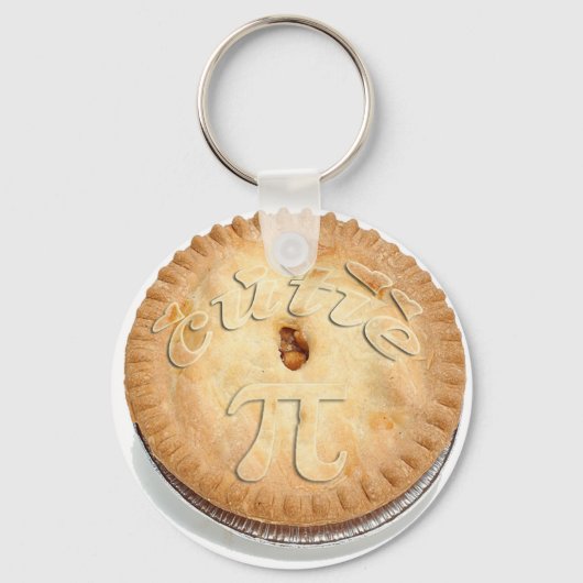 PI PIE CRUST! Cutie Pie - Vierde Pi Dag! π Sleutelhanger (Voorkant)