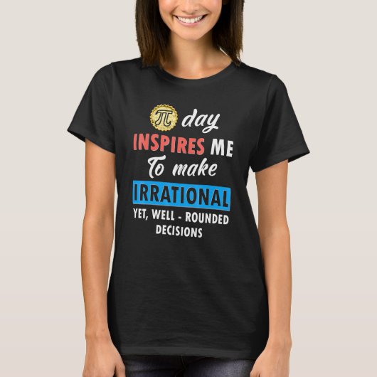Pi Pie Dag Irrationeel Nummer 314 Symbool geïnspir T-shirt (Voorkant)