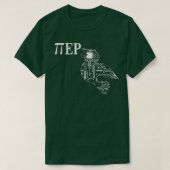 Pi Piep Bird Mathematicus Coder PCB Computer CPU T-shirt (Design voorkant)