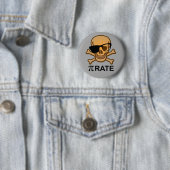 Pi Piraat Grappige wiskunde Geometrie Knop Badge S Ronde Button 5,7 Cm (In situ)