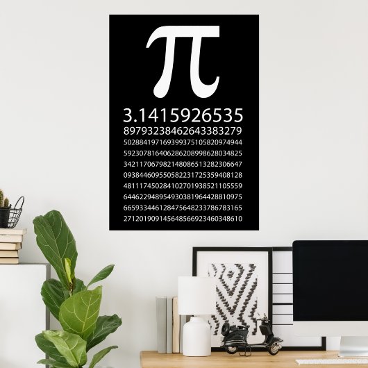 Pi Poster (Thuiskantoor)