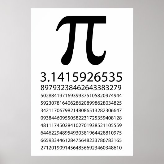 Pi Poster (Voorkant)
