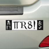 PI R8 - PIRAAT SPELDE DE GEEK MANIER UIT BUMPERSTICKER (Op auto)
