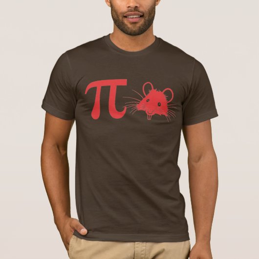 Pi Rat (Piraat) T-shirt (Voorkant)