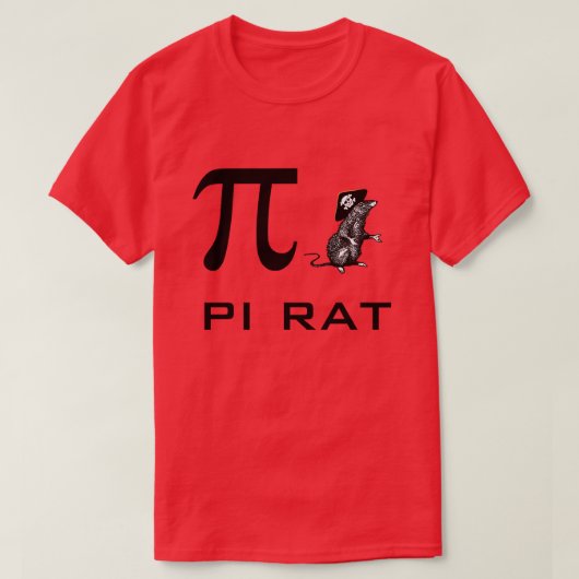 Pi Rat T-shirt (Design voorkant)