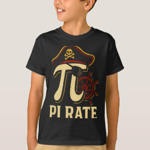 Pi Rate Grappige Wiskunde Piraat Pi Dag 3.14 Leraa T-shirt